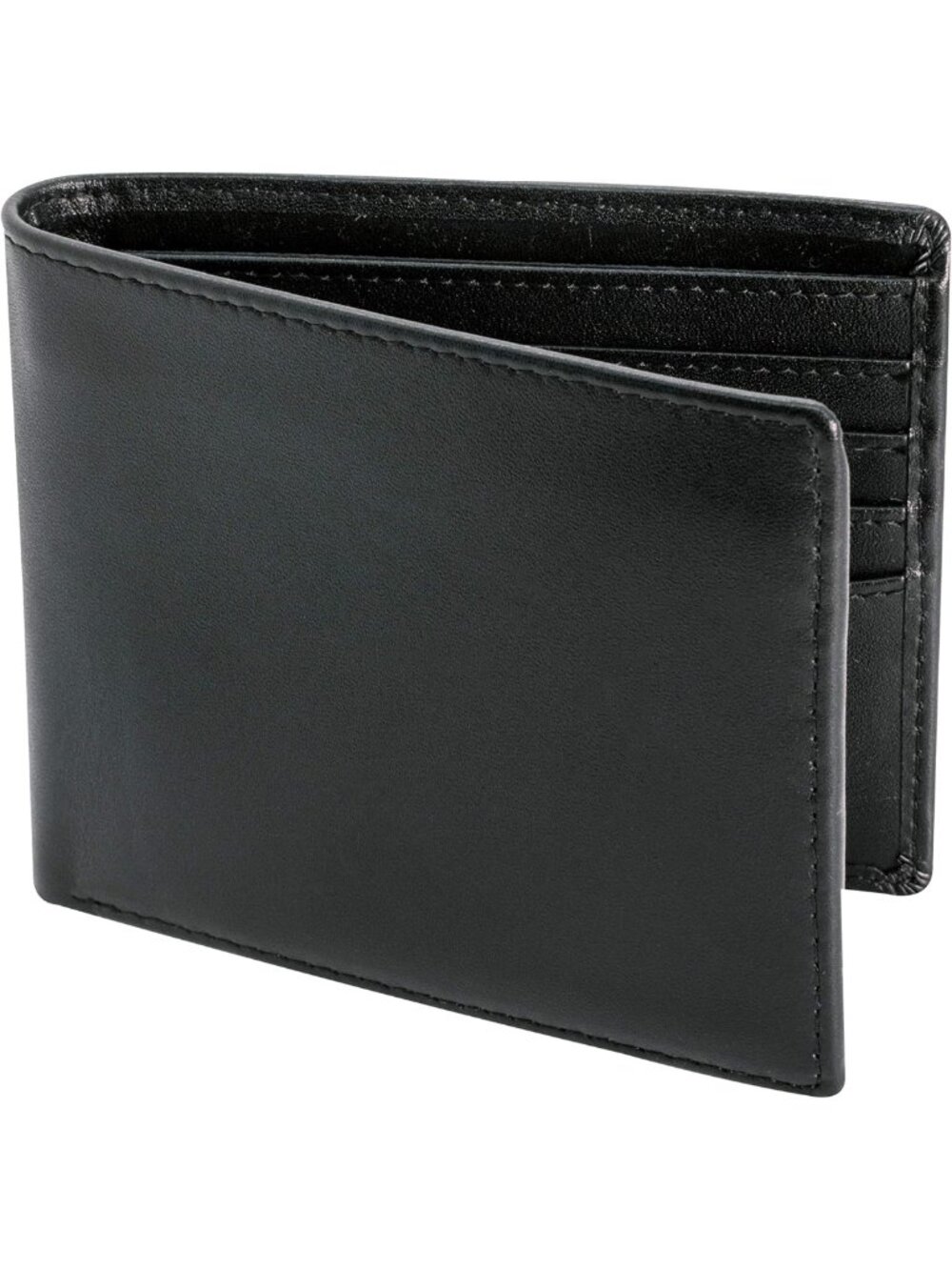 RFID Blocking Leather Wallet for Men | Slim Bifold with 8 Card Slots & ID
